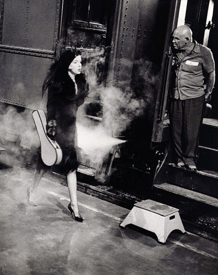 Marilyn Monroe's first appearance in the film